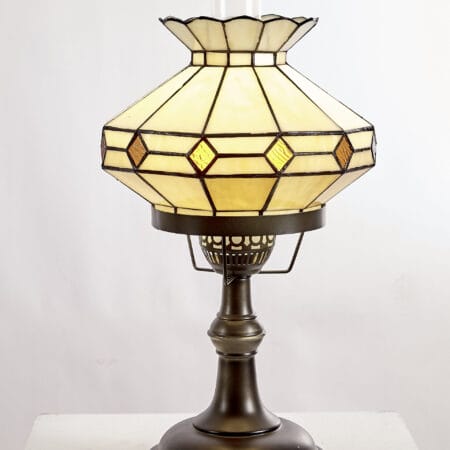 12inch Creamy Beige Tiffany Oil Lamp†