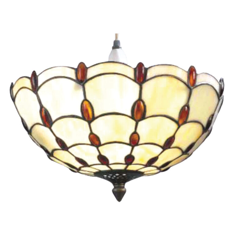 Red Jewel Easy Fit 14 inch Tiffany Pendant