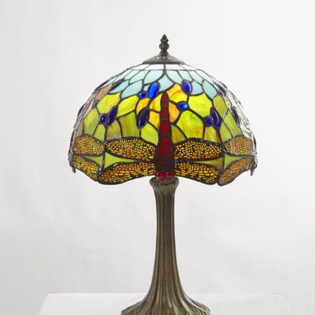30cm Traditional Tiffany Dragonfly Table Lamp