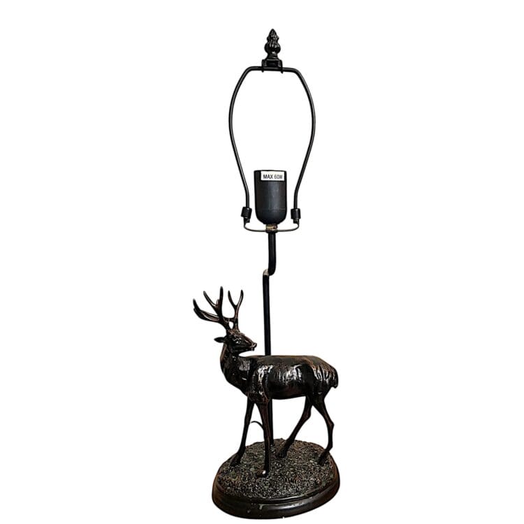 Stag Design Table Lamp Base - Suitable for a 12inch Tiffany Shade  (base only)